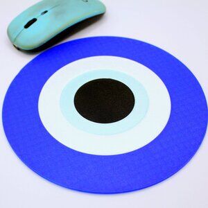 Evil Eye Mousepad portable, Office decor, Computer accessories, Mouse non-slip